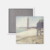 Hospice and Lighthouse, Honfleur van Georges Seura Magneet (Voorkant / Achterkant)