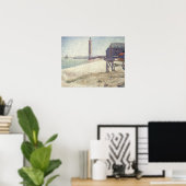 Hospice and Lighthouse, Honfleur van Georges Seura Poster (Thuiskantoor)