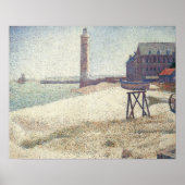 Hospice and Lighthouse, Honfleur van Georges Seura Poster (Voorkant)