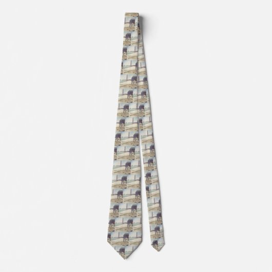 Hospice and Lighthouse, Honfleur van Georges Seura Stropdas (Voorkant)