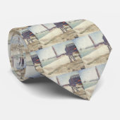 Hospice and Lighthouse, Honfleur van Georges Seura Stropdas (Opgerold)