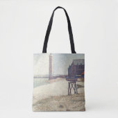 Hospice and Lighthouse, Honfleur van Georges Seura Tote Bag (Voorkant)
