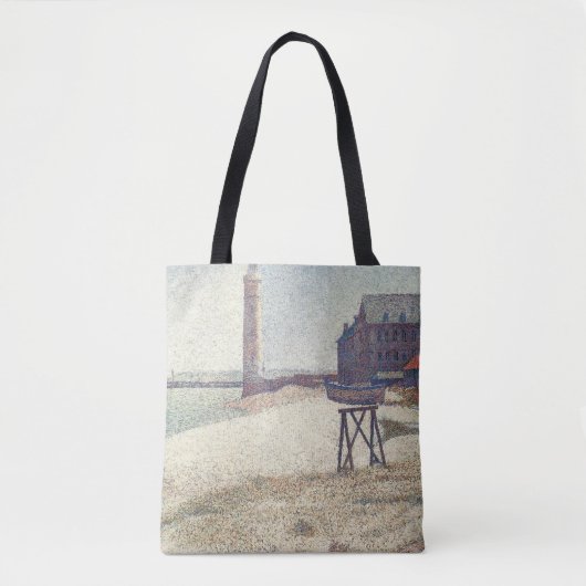 Hospice and Lighthouse, Honfleur van Georges Seura Tote Bag (Voorkant)