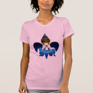 Hospice Angel Fleur de lis T-shirt