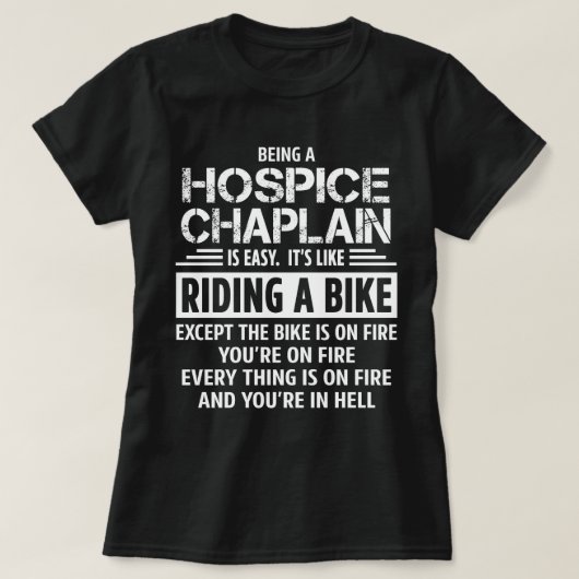 Hospice Chaplain T-shirt (Design voorkant)