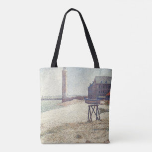 Hospice en vuurtoren, Honfleur door Georges Seurat Tote Bag