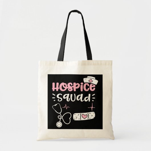 Hospice Hospice Squad Nurse Gezegden Tote Bag (Voorkant)