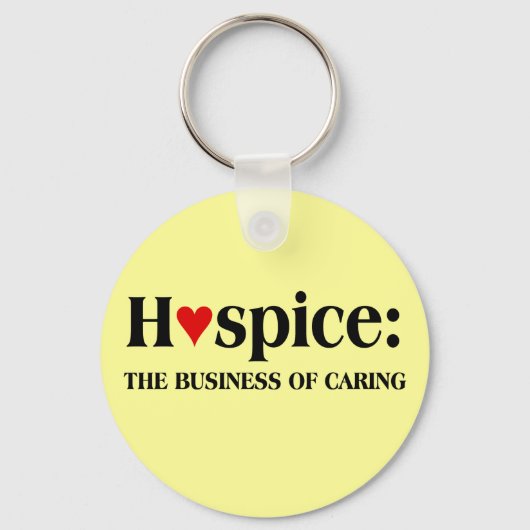 Hospice is een zaak van zorg voor anderen sleutelhanger (Voorkant)