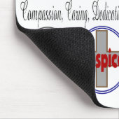 Hospice Mousepad—unieke en heldere kleuren Muismat (Hoek)