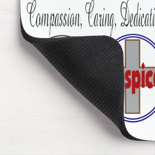 Hospice Mousepad—unieke en heldere kleuren Muismat (Hoek)