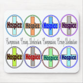 Hospice Mousepad—unieke en heldere kleuren Muismat (Voorkant)