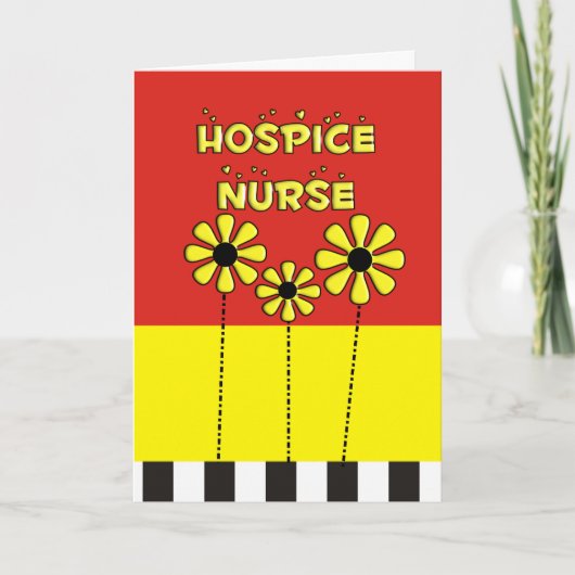Hospice Nurse Gifts Bedankkaart (Voorkant)