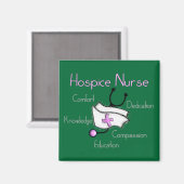 Hospice Nurse Gifts Magneet (Voorkant / Achterkant)