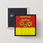 Hospice Nurse Gifts Vierkante Button 5,1 Cm (Voorkant /achterkant)