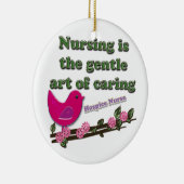 Hospice Nurse Keramisch Ornament (Rechts)