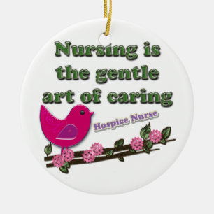 Hospice Nurse Keramisch Ornament