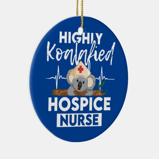 Hospice Nurse Koalified Nursing RN Keramisch Ornament (Rechts)
