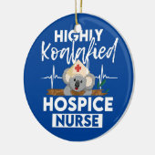 Hospice Nurse Koalified Nursing RN Keramisch Ornament (Links)