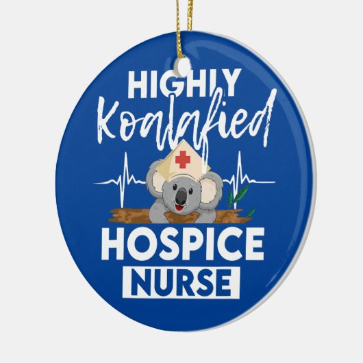 Hospice Nurse Koalified Nursing RN Keramisch Ornament (Links)