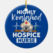 Hospice Nurse Koalified Nursing RN Keramisch Ornament (Achterkant)