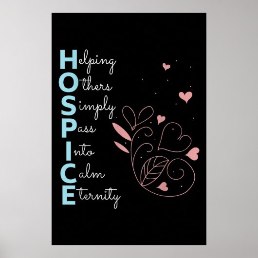 Hospice Nurse Poster (Voorkant)