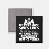Hospice Nurse Quote Magneet (Voorkant / Achterkant)