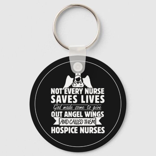 Hospice Nurse Quote Sleutelhanger (Voorkant)