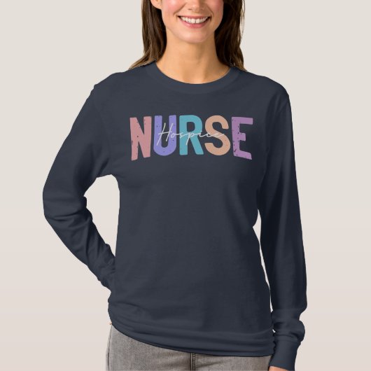 Hospice Nurse Registered Nurse RN Emergency Room T-shirt (Voorkant)
