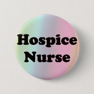 Hospice Nurse Ronde Button 5,7 Cm