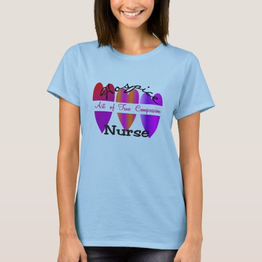 Hospice Nurse T-shirt (Voorkant)