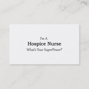 Hospice Nurse Visitekaartje