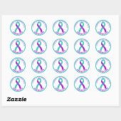 Hospice & Palliatieve Zorg Witte Ronde Sticker (Vel)