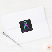 Hospice & Palliative Care Advocate White Square Vierkante Sticker (Envelop)