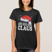 Hospice Social Worker Claus Christmas Matching Co T-shirt (Voorkant)