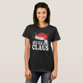 Hospice Social Worker Claus Christmas  Matching Co T-shirt (Voorkant volledig)