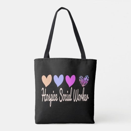 Hospice Social Worker Gift Tote Bag (Achterkant)