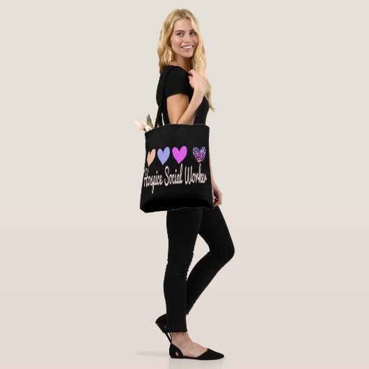 Hospice Social Worker Gift Tote Bag (Op model)