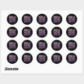 Hospice Social Worker Ronde Sticker (Vel)