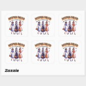 Hospice Squad Halloween For Nurse Vierkante Sticker (Vel)