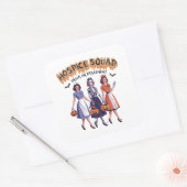 Hospice Squad Halloween For Nurse Vierkante Sticker (Envelop)