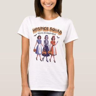 Hospice Squad Halloween voor Verpleegster T-shirt