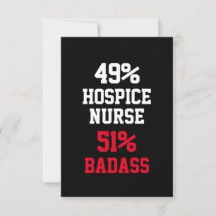 Hospice Verpleegster Badass Kaart
