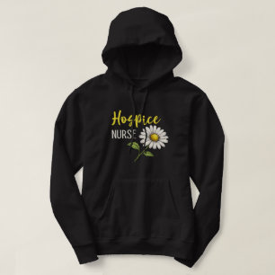 Hospice Verpleegster Bloemendesign Hoodie