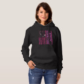 Hospice Verpleegster Leopard Print Roze Amerikaans Hoodie (Voorkant volledig)
