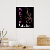 Hospice Volunteer Gift Women Man Nurse Hospice Poster (Keuken)