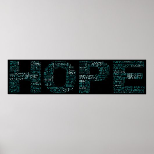 Hospice Workers belichamen een geest van hoop Poster (Voorkant)