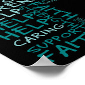 Hospice Workers belichamen een geest van hoop Poster (Hoek)