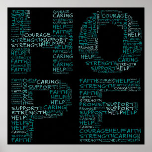 Hospice Workers belichamen een geest van hoop Poster