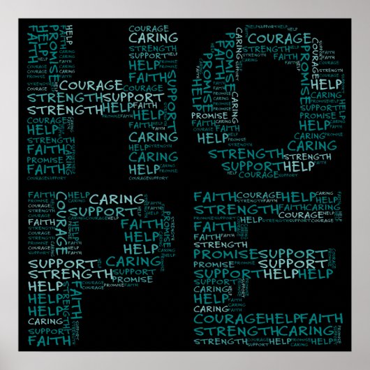 Hospice Workers belichamen een geest van hoop Poster (Voorkant)
