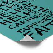 Hospice Workers belichamen een geest van hoop Poster (Hoek)